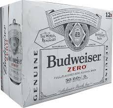 Budweiser - Zero Non-Alcoholic Lager (12 pack cans)
