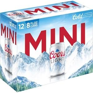 Coors Brewing Co - Coors Light (12 pack 8oz cans) (12 pack 8oz cans)