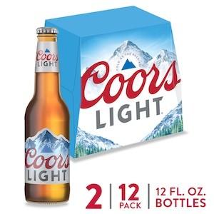 Coors Brewing Co - Coors Light (12 pack 12oz bottles) (12 pack 12oz bottles)